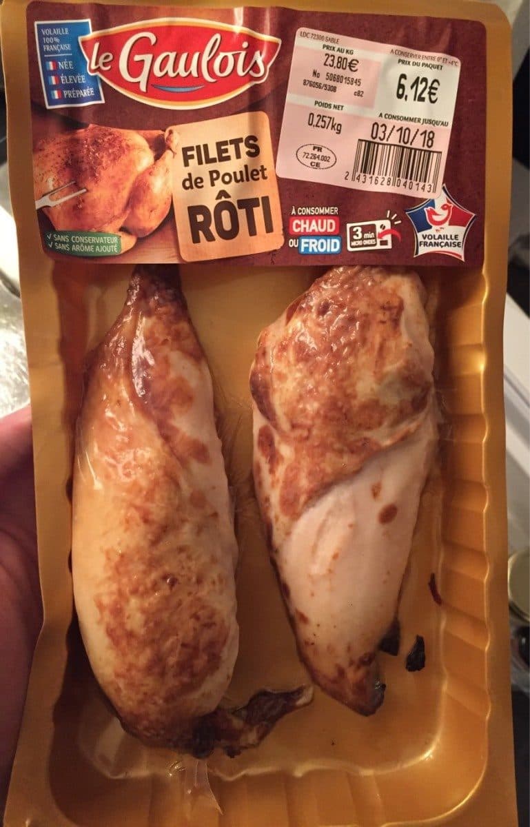 Le Gaulois Filets de poulet roti packshot