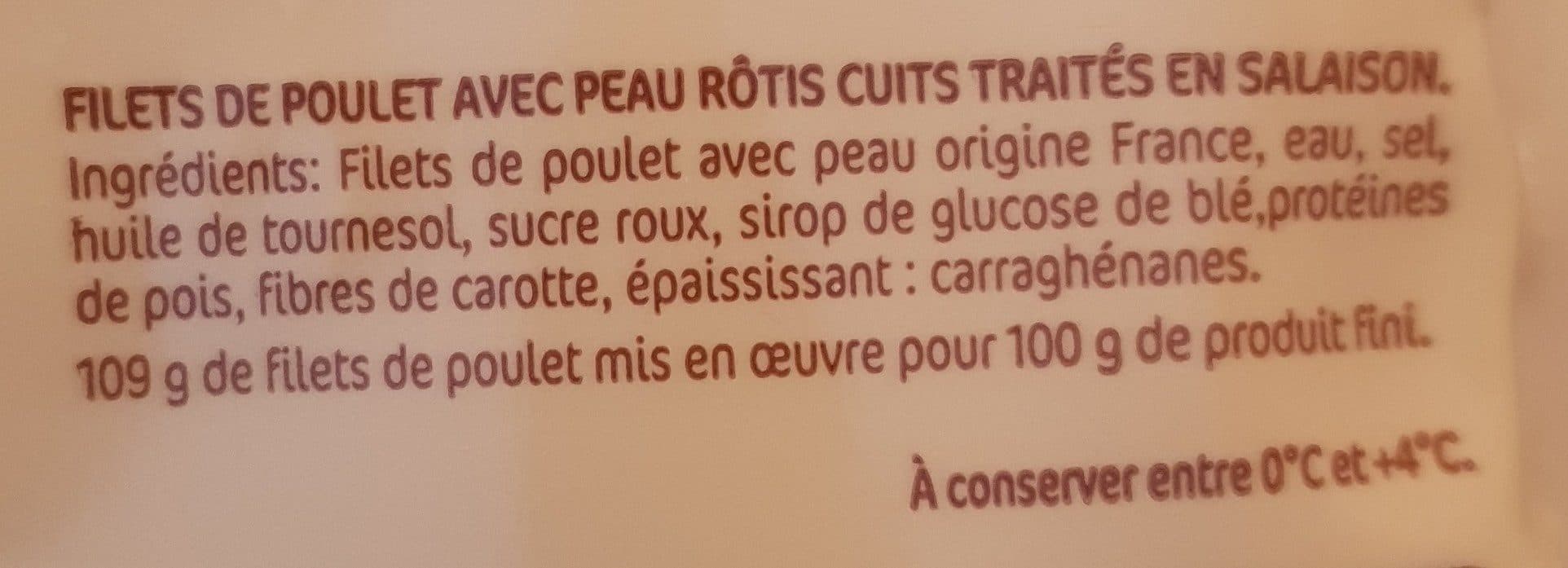 Le Gaulois Filet de poulet roti packshot