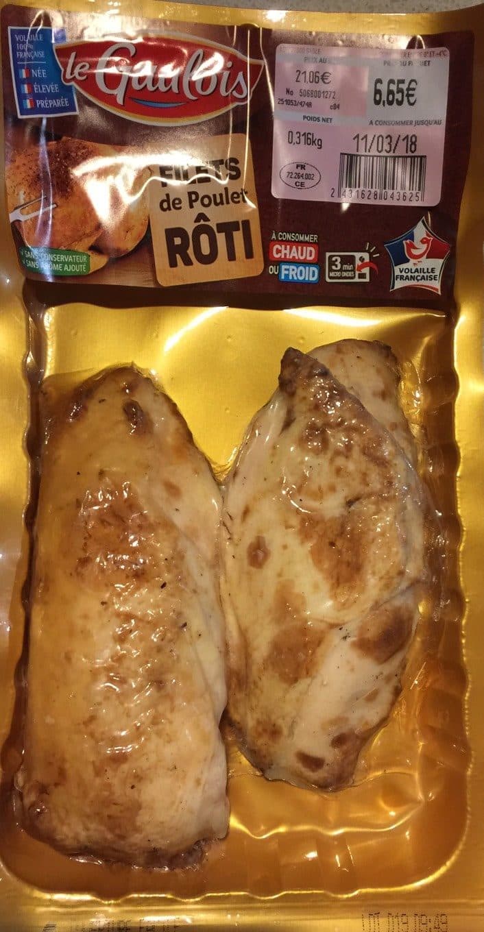 Le Gaulois Filet de poulet roti packshot