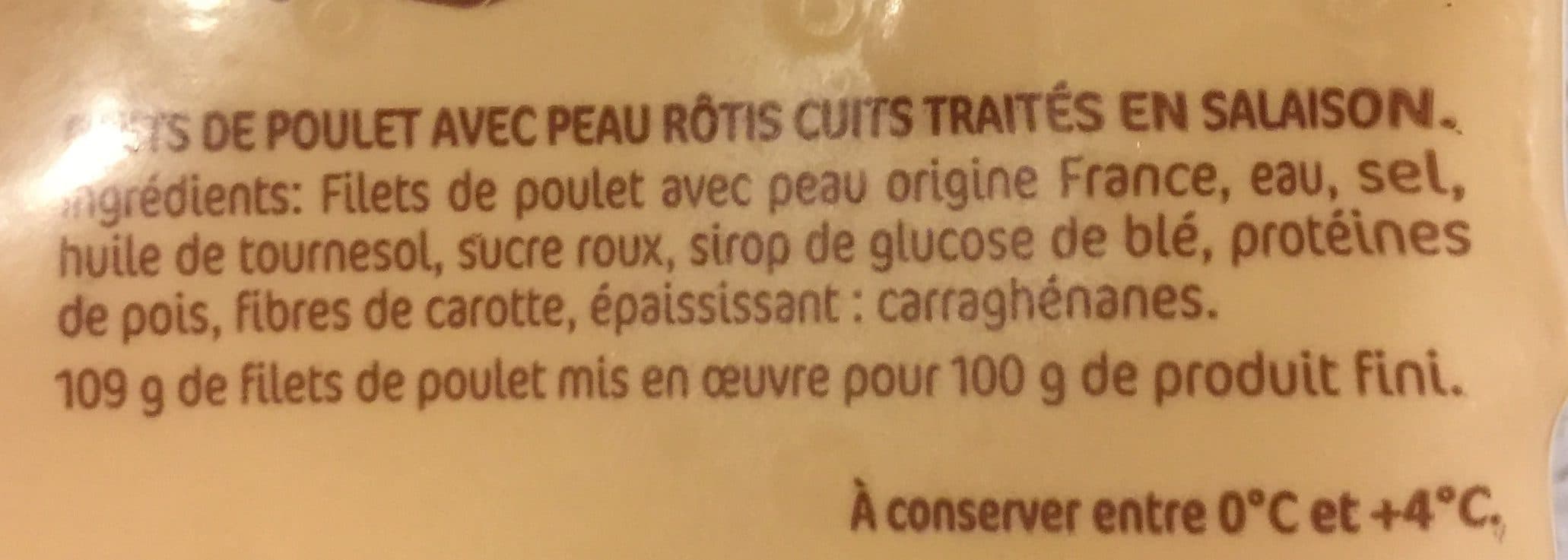 Le Gaulois Filet de poulet roti packshot