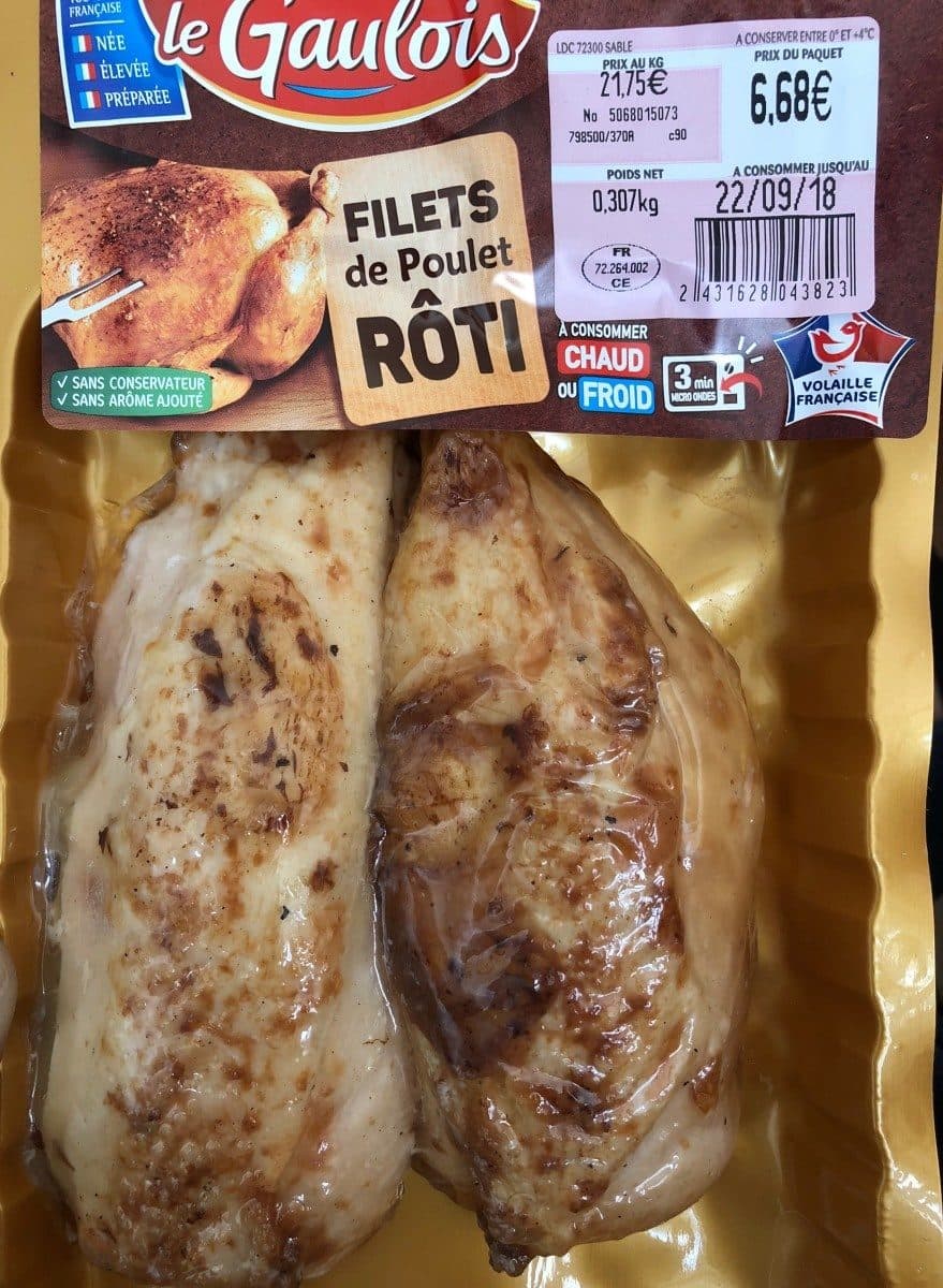 Le Gaulois Filets de Poulet Roti packshot