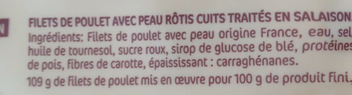 Le Gaulois Filets de poulet rôti packshot