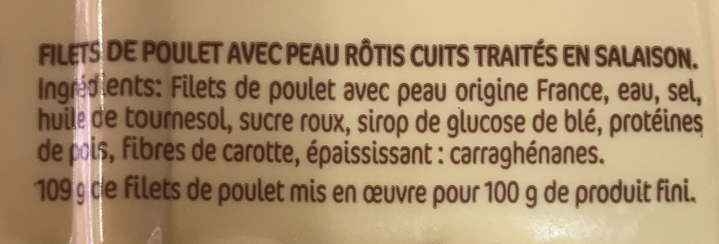 Le Gaulois Filets de Poulet rôti packshot