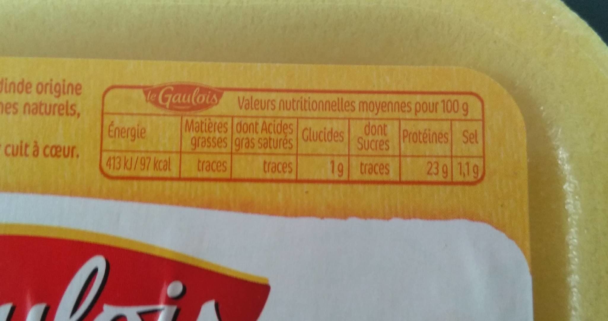 Le Gaulois Escalope de dinde extra tendre packshot