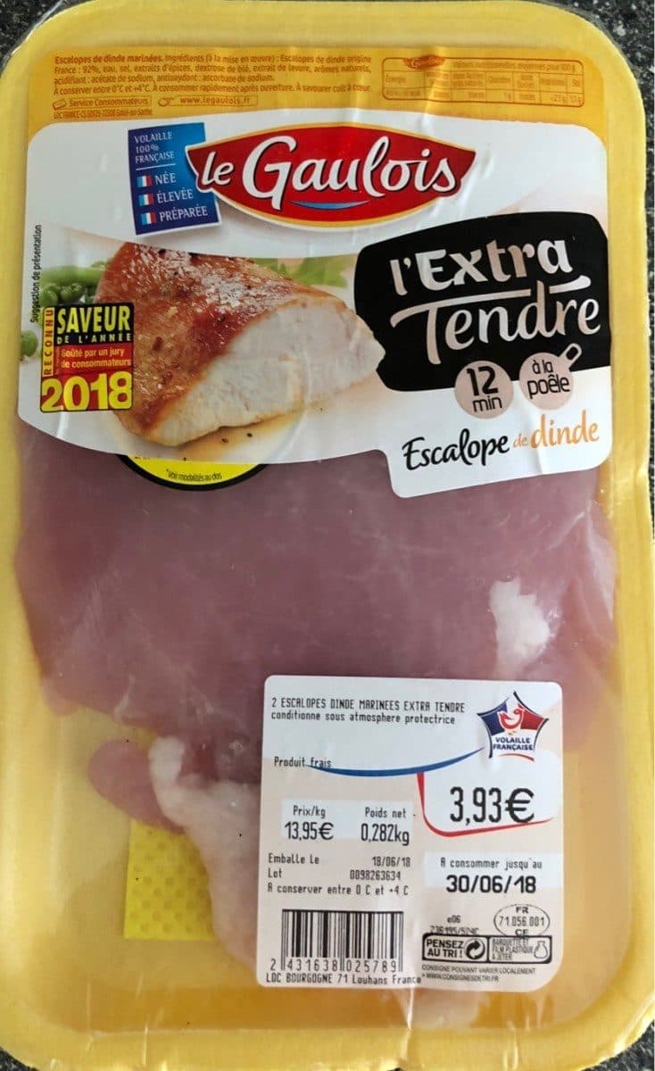 Le Gaulois Escalope de dinde packshot