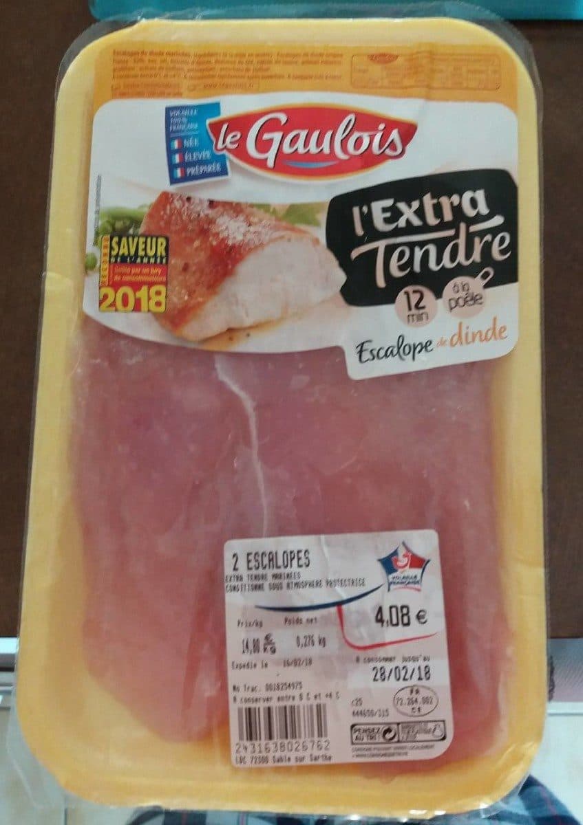 Le Gaulois L'extra tendre Escalope de dinde packshot
