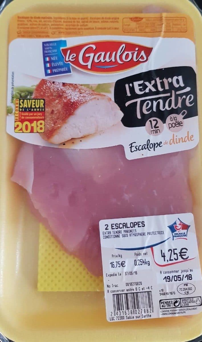 Le Gaulois Escalopes de dinde packshot
