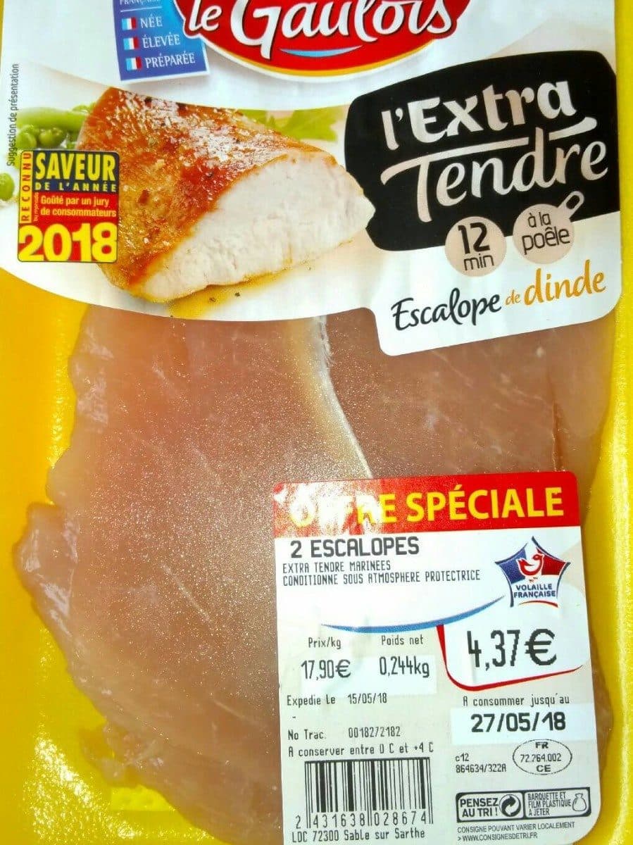 Le Gaulois Escalope de dinde packshot