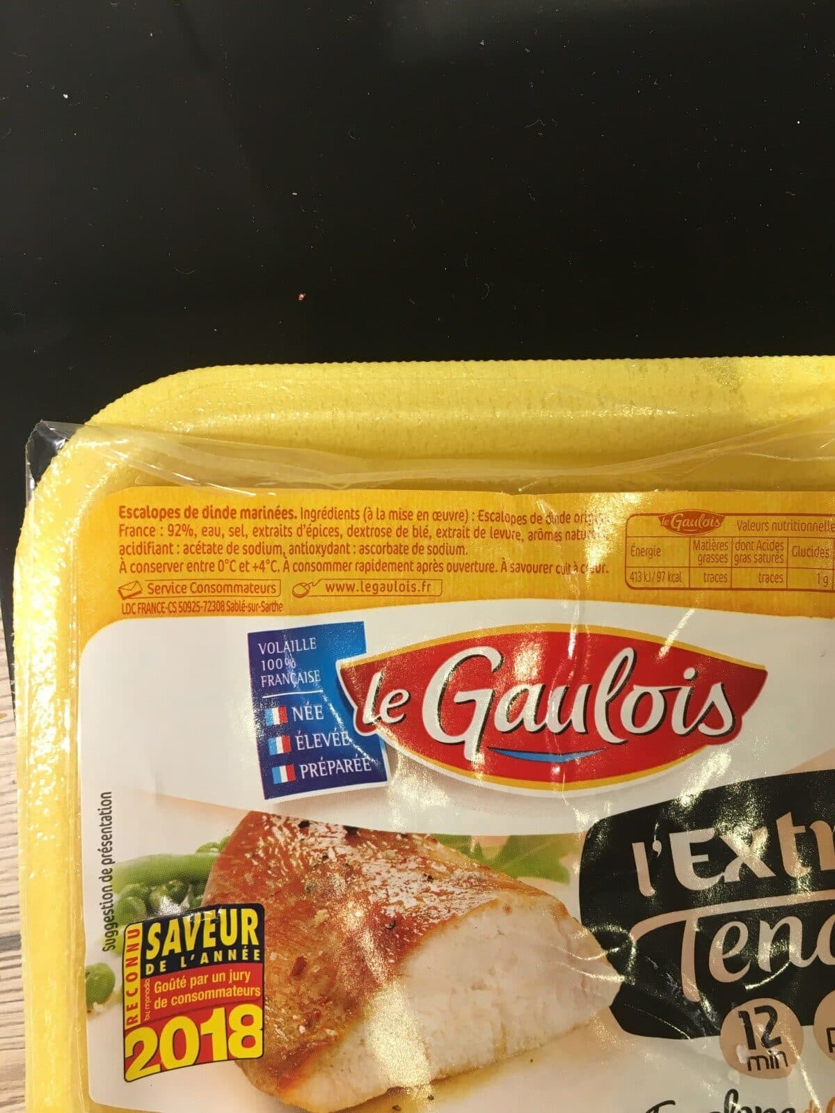 Le Gaulois L'extra tendre escalope de dinde packshot