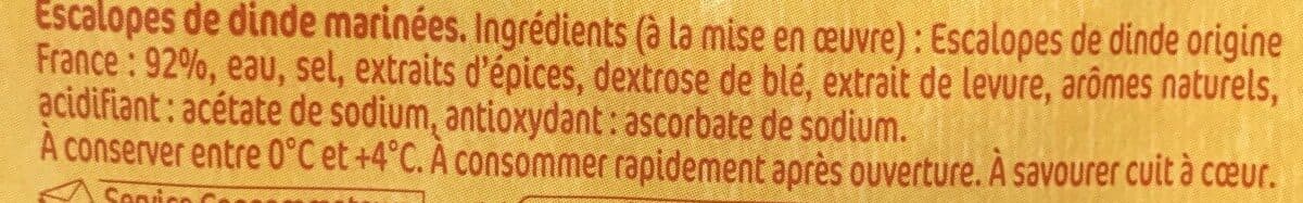 Le Gaulois Escalope de dinde packshot