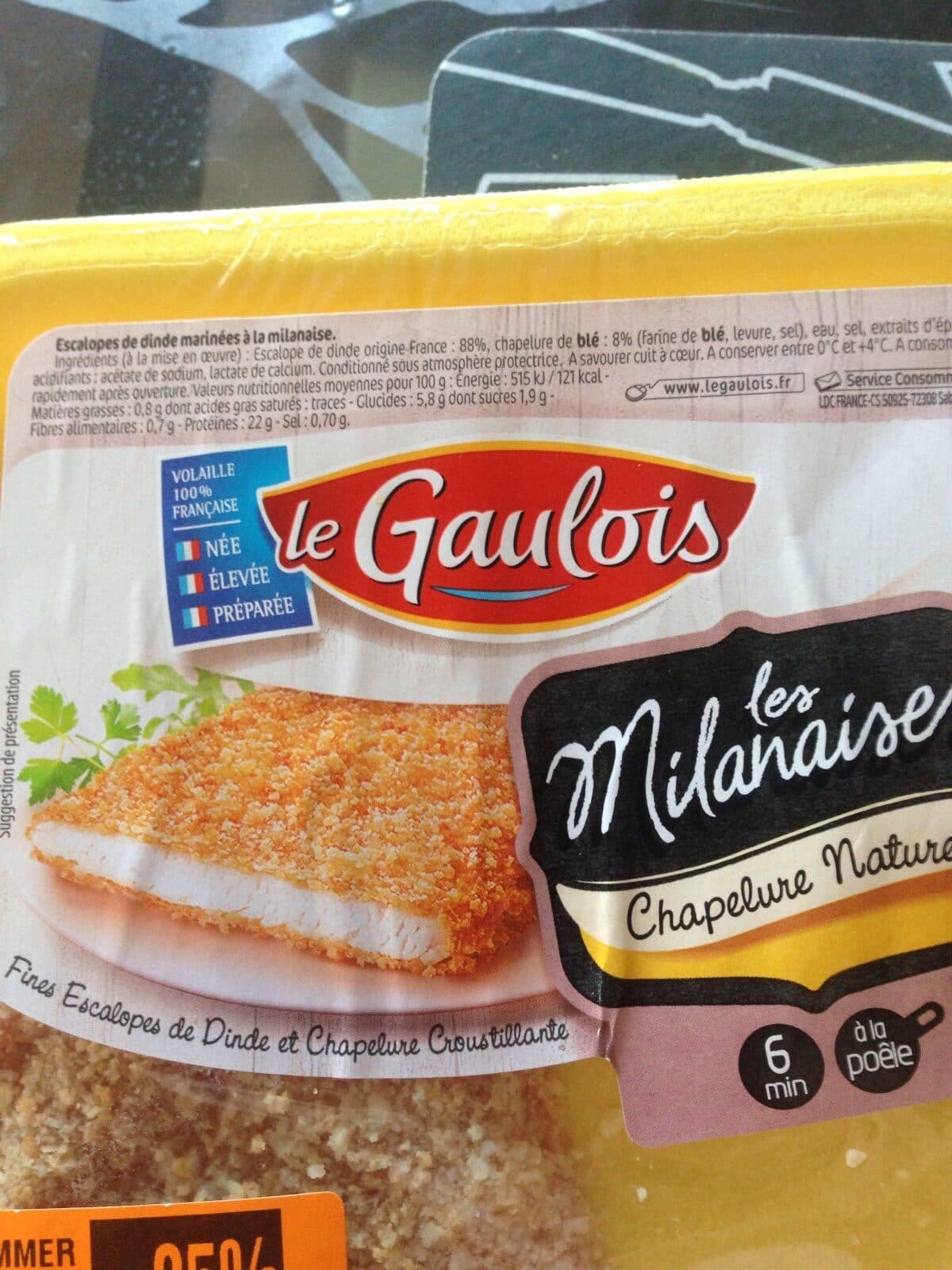 Le Gaulois Escalopes de dinde panées packshot