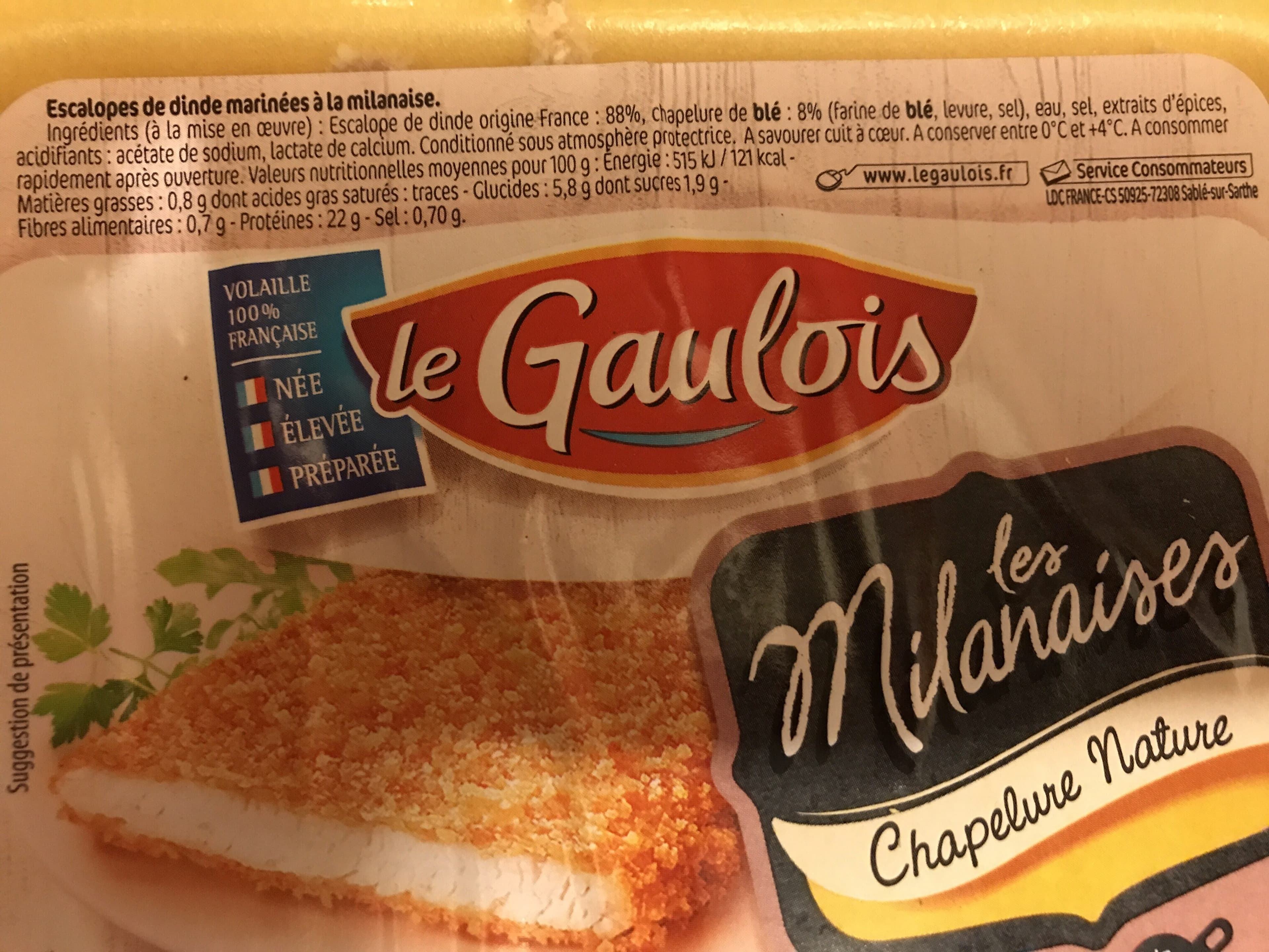 Le Gaulois Escalopes milanaises packshot