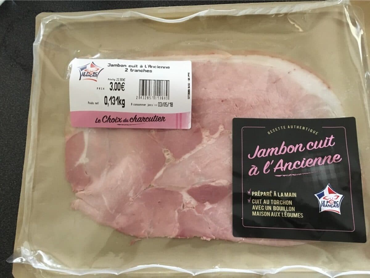 Open Food Facts Jambon cuit à l'Ancienne packshot