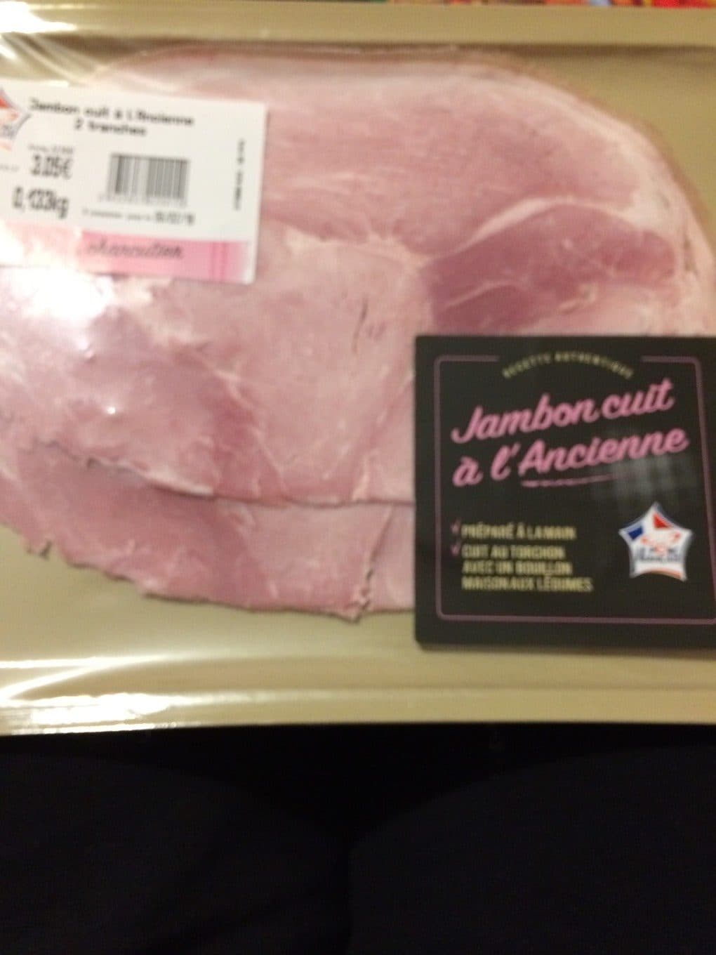 Le Porc Francais Jambon cuit a l’ancienne packshot