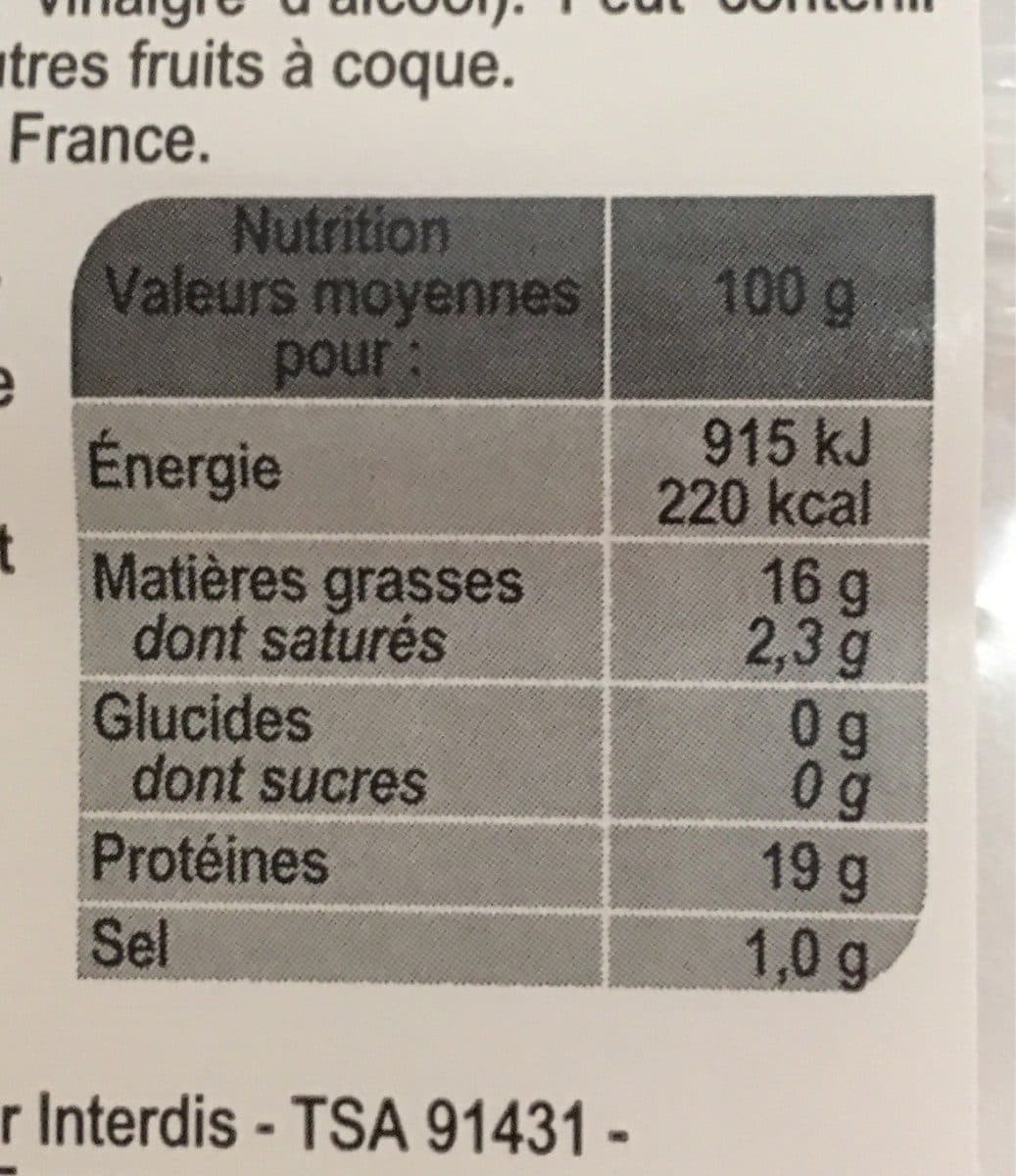 Open Food Facts Carpaccio de boeuf packshot