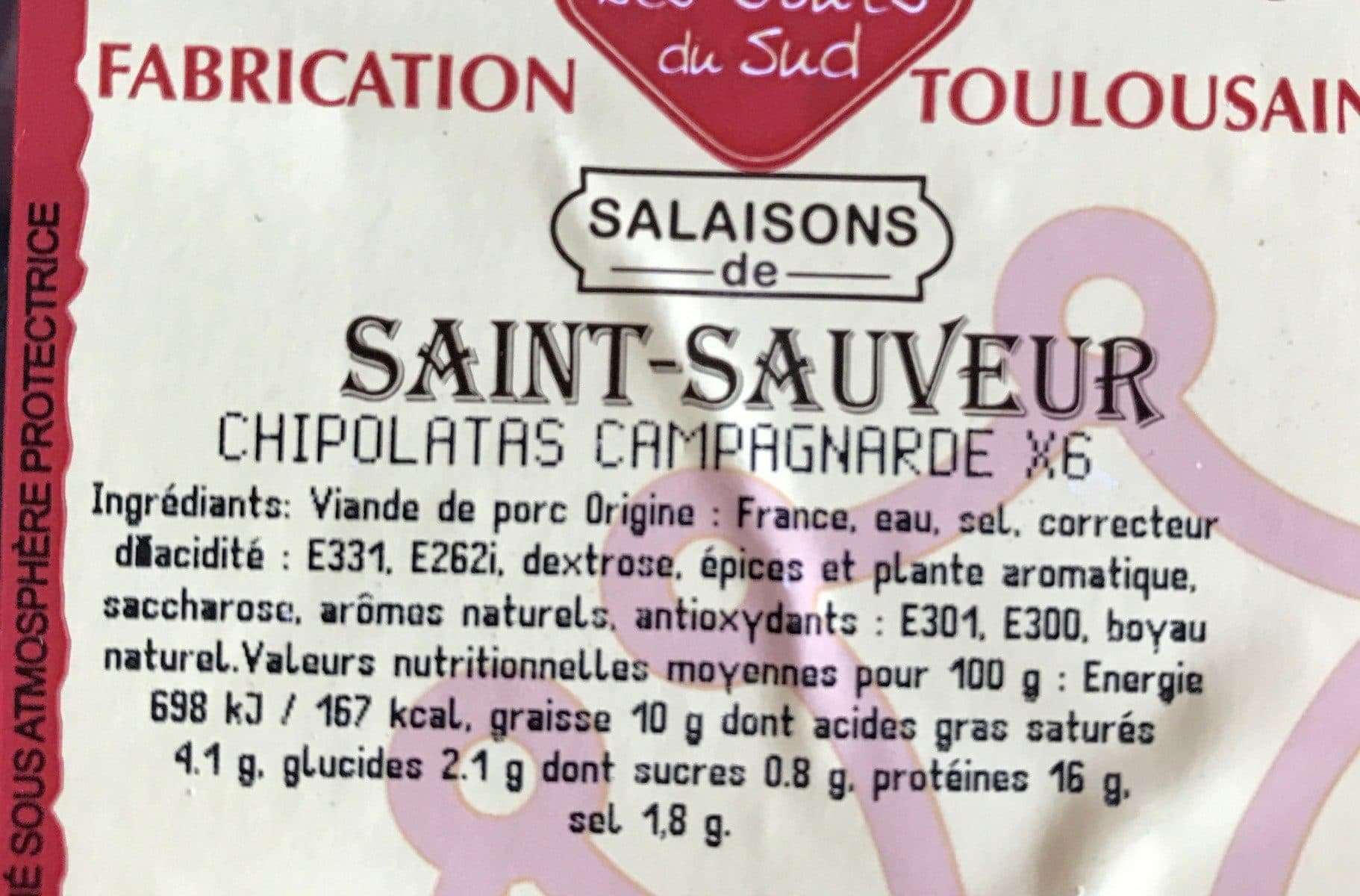 Open Food Facts Chipolotas campagnarde packshot