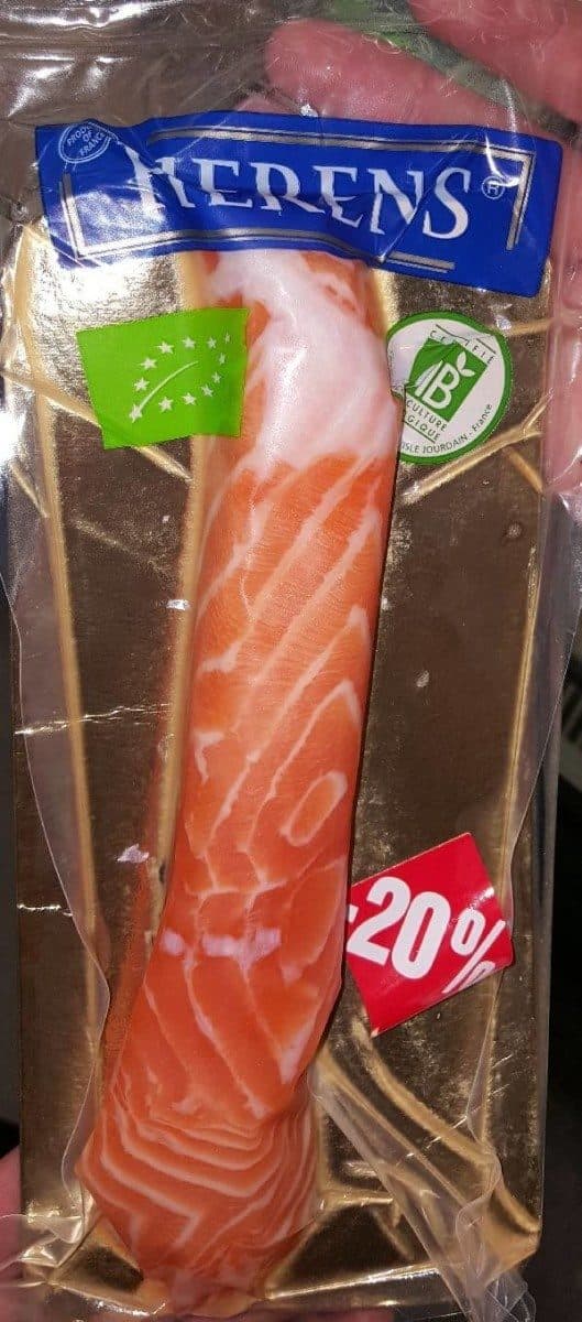 Open Food Facts Pave de saumon frais biologique packshot