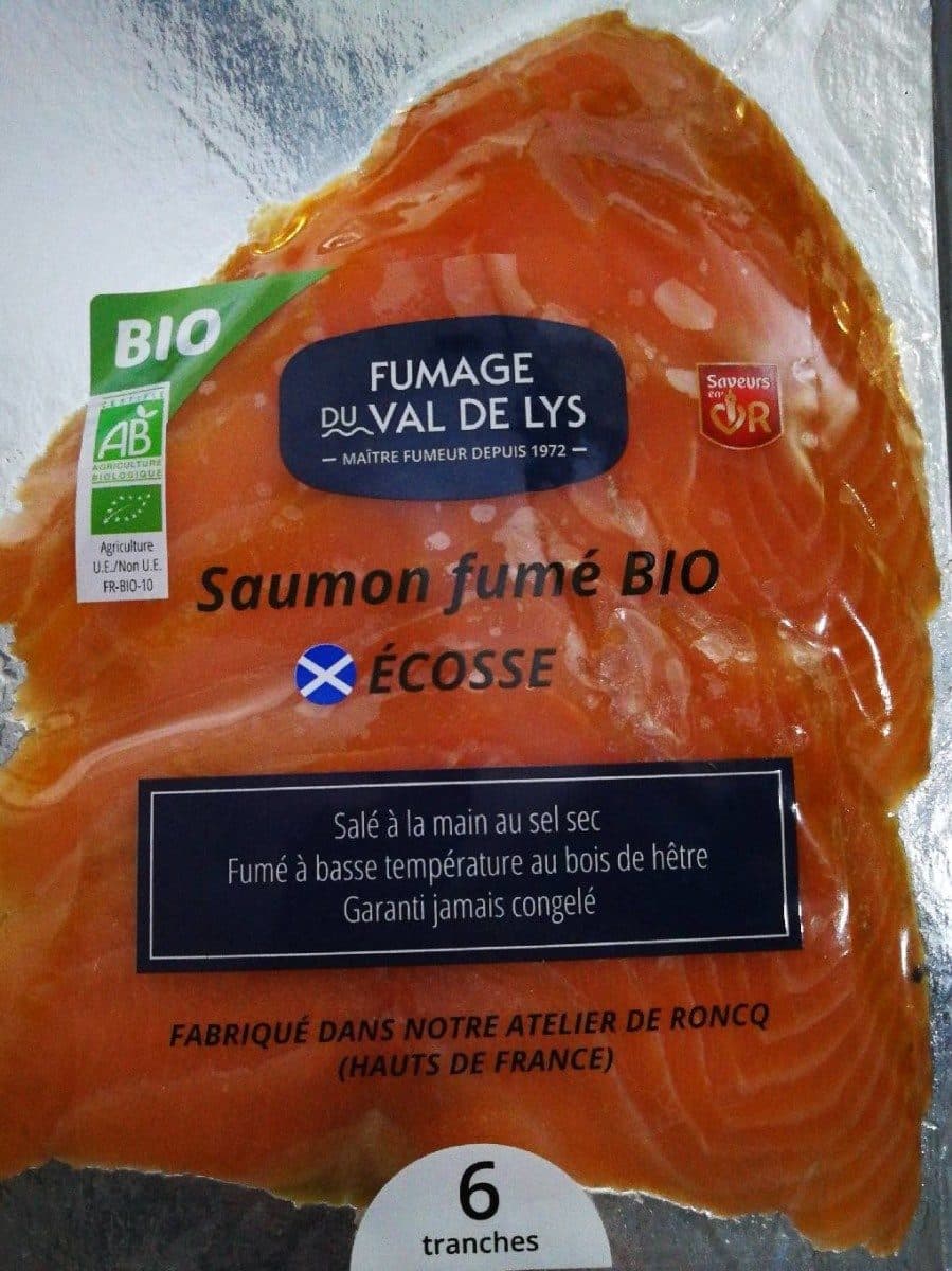 Fumage Du Val De Lys Saumon fumé bio Ecosse packshot