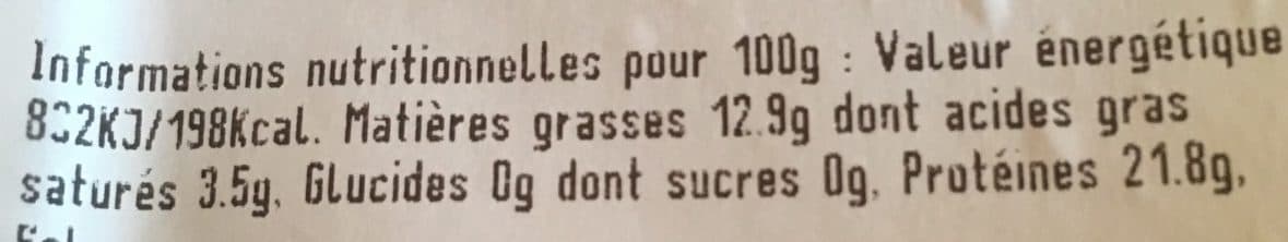 Open Food Facts Pavé du Trappeur packshot