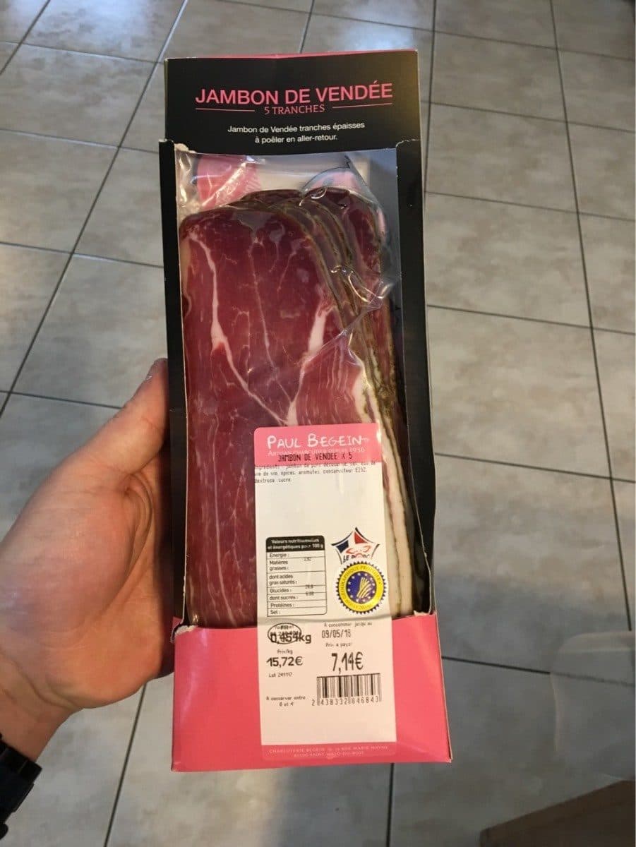 Open Food Facts Jambon de Vendée packshot