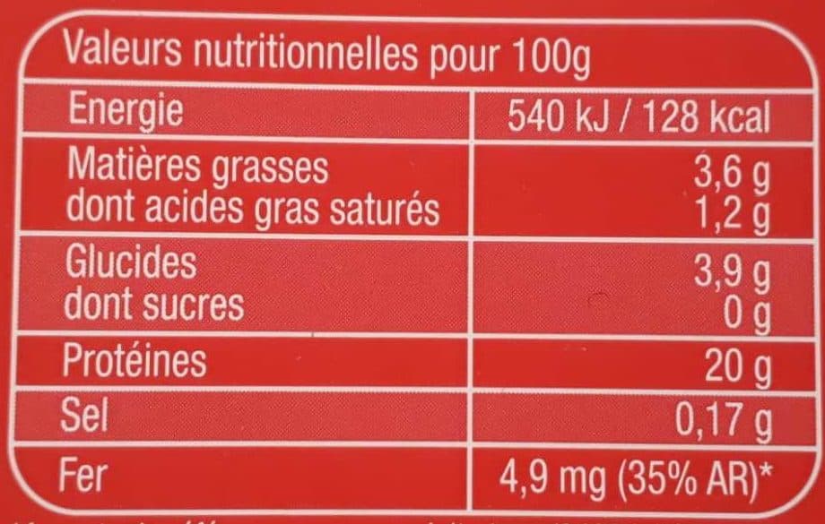 Sans marque Foie de bœuf packshot
