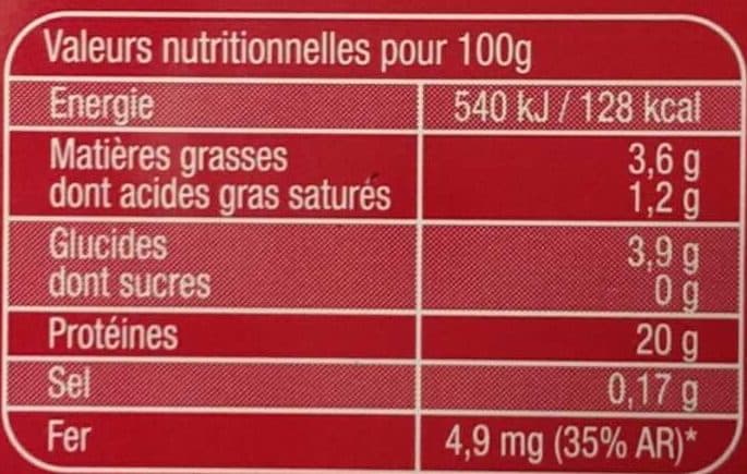 Sans marque Foie de bœuf packshot