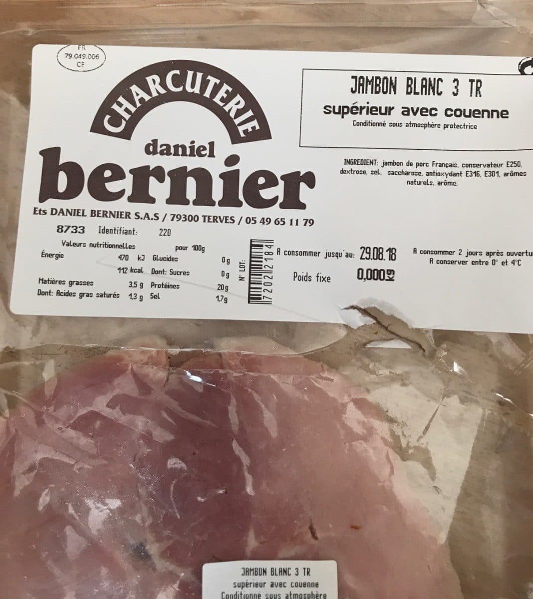Open Food Facts Jambon blanc packshot