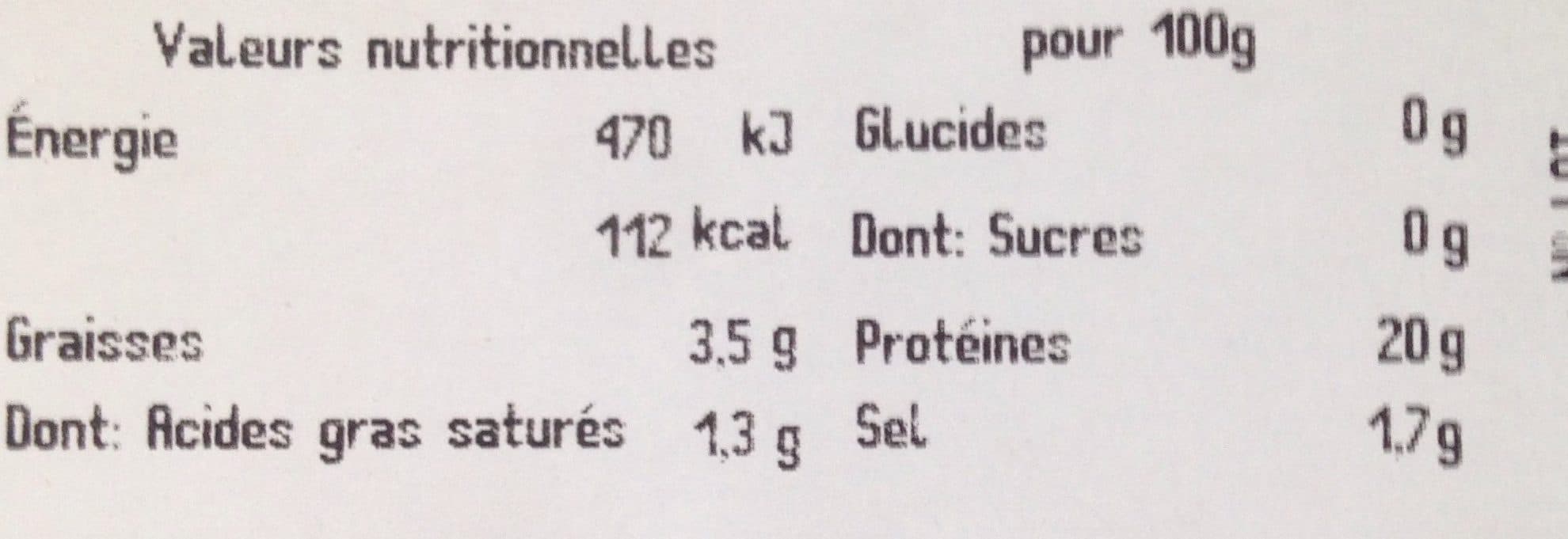 Daniel Bernier Jambon blanc 3 TR superieur avec cournne packshot
