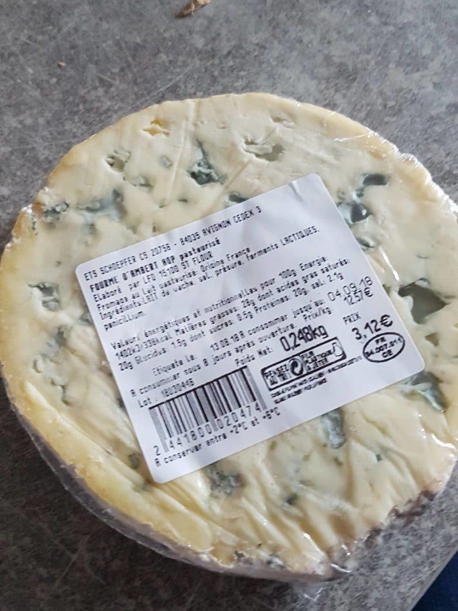 Open Food Facts Fourme d ambert packshot