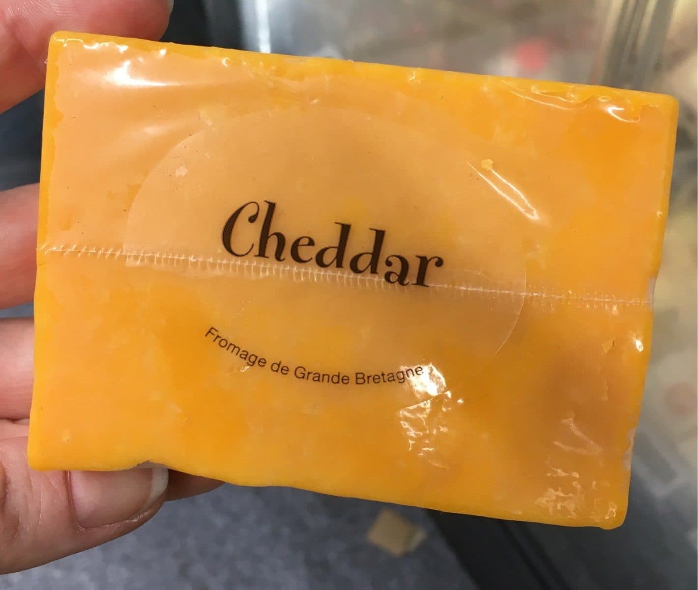 Open Food Facts Cheddar lait pasteurise packshot