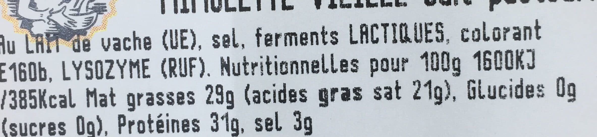Ets schoepfer Mimolette vieille lait pasteurisé packshot