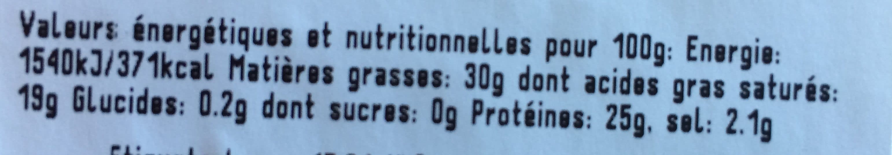 Open Food Facts Salers AOP packshot
