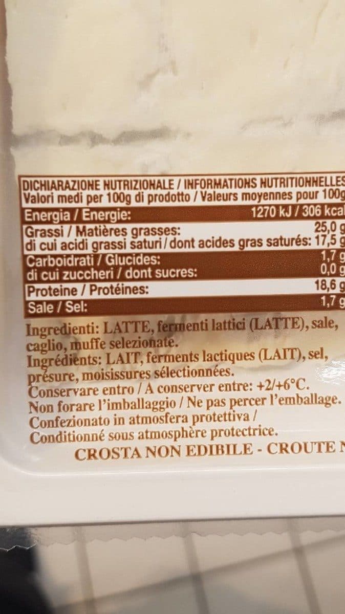 Open Food Facts Gogonzola dop packshot