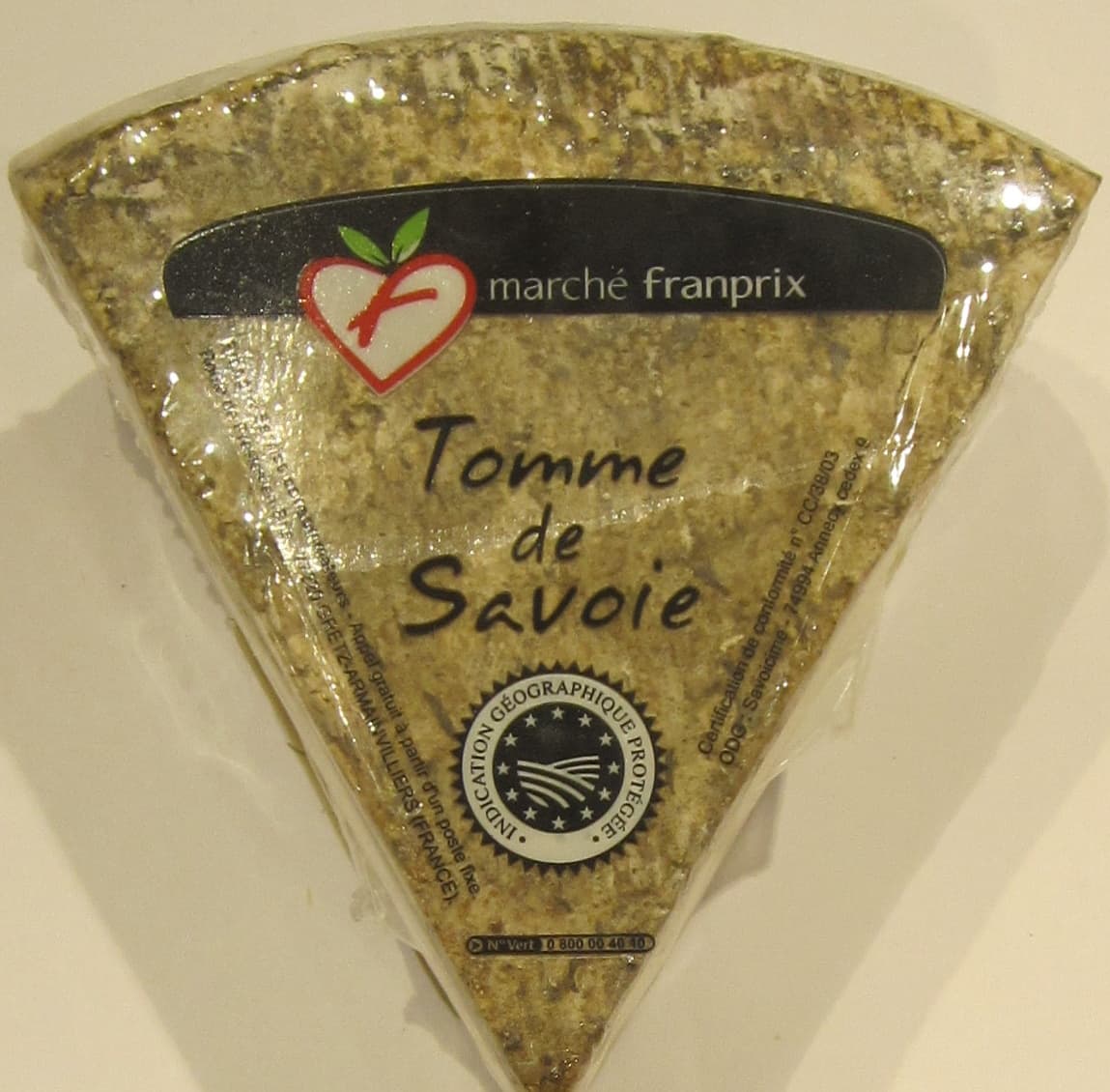 Franprix Tomme de Savoie IGP packshot