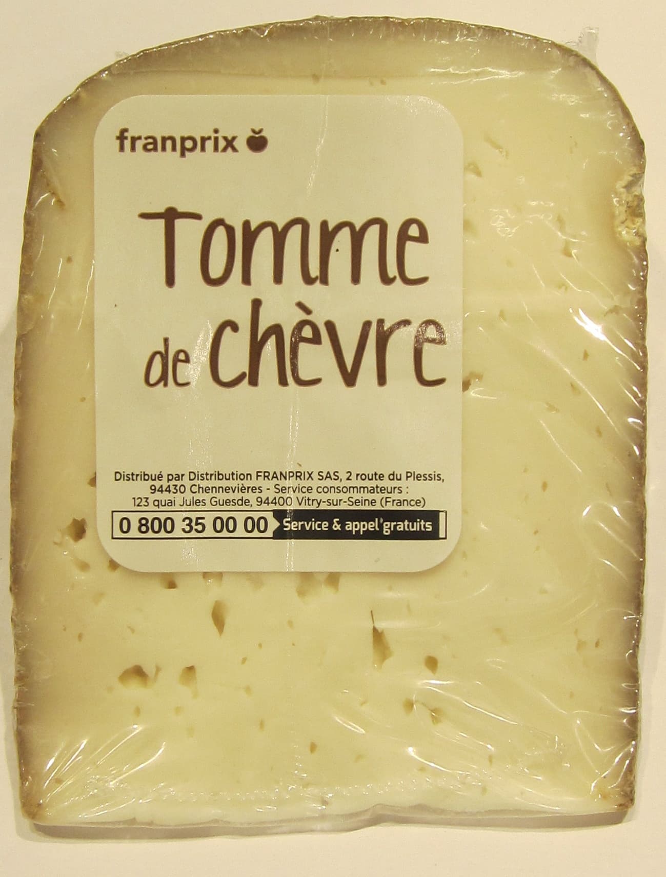 Franprix Tomme de chèvre packshot