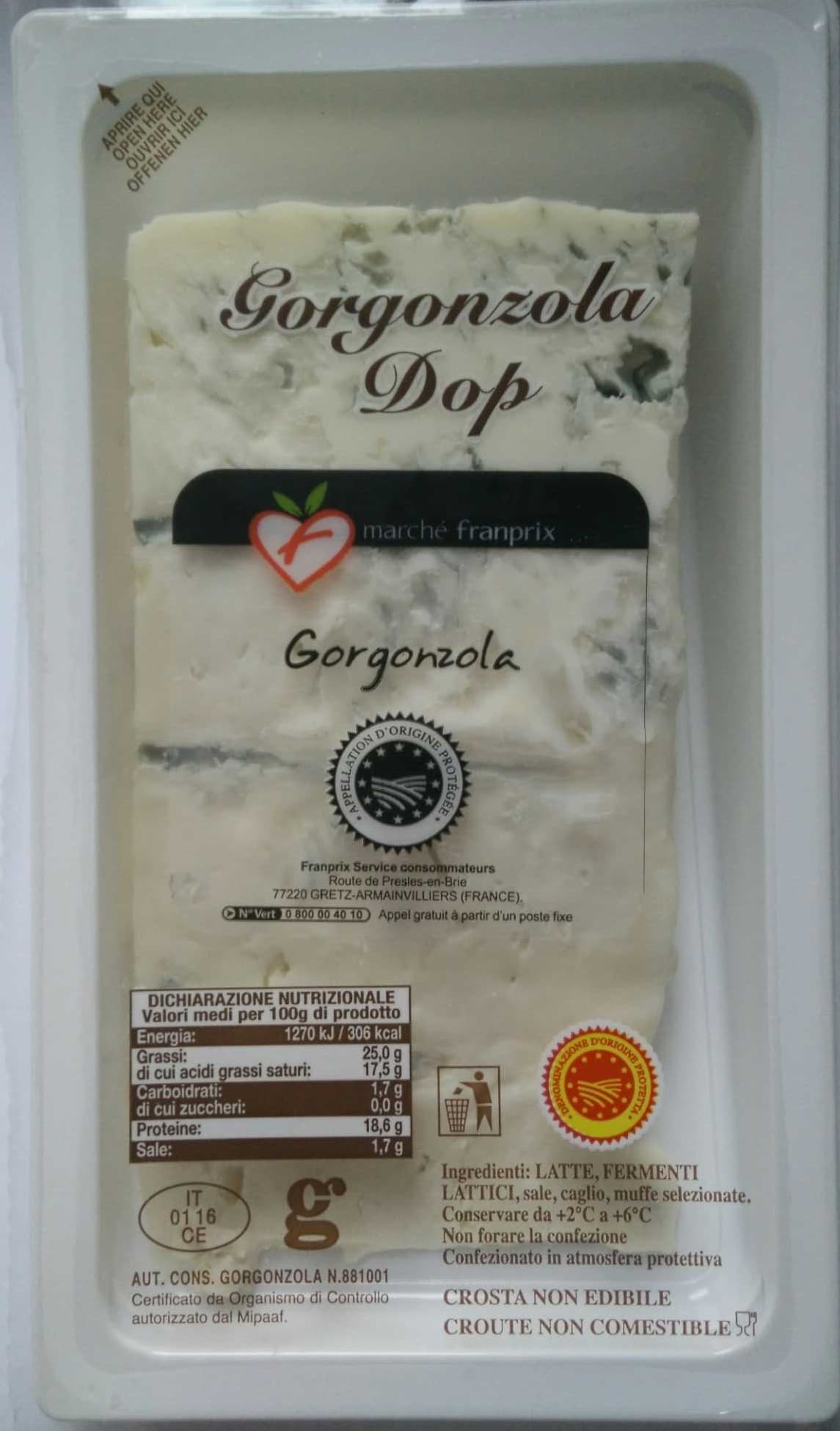Marché Franprix Gorgonzola DOP (25% MG) packshot