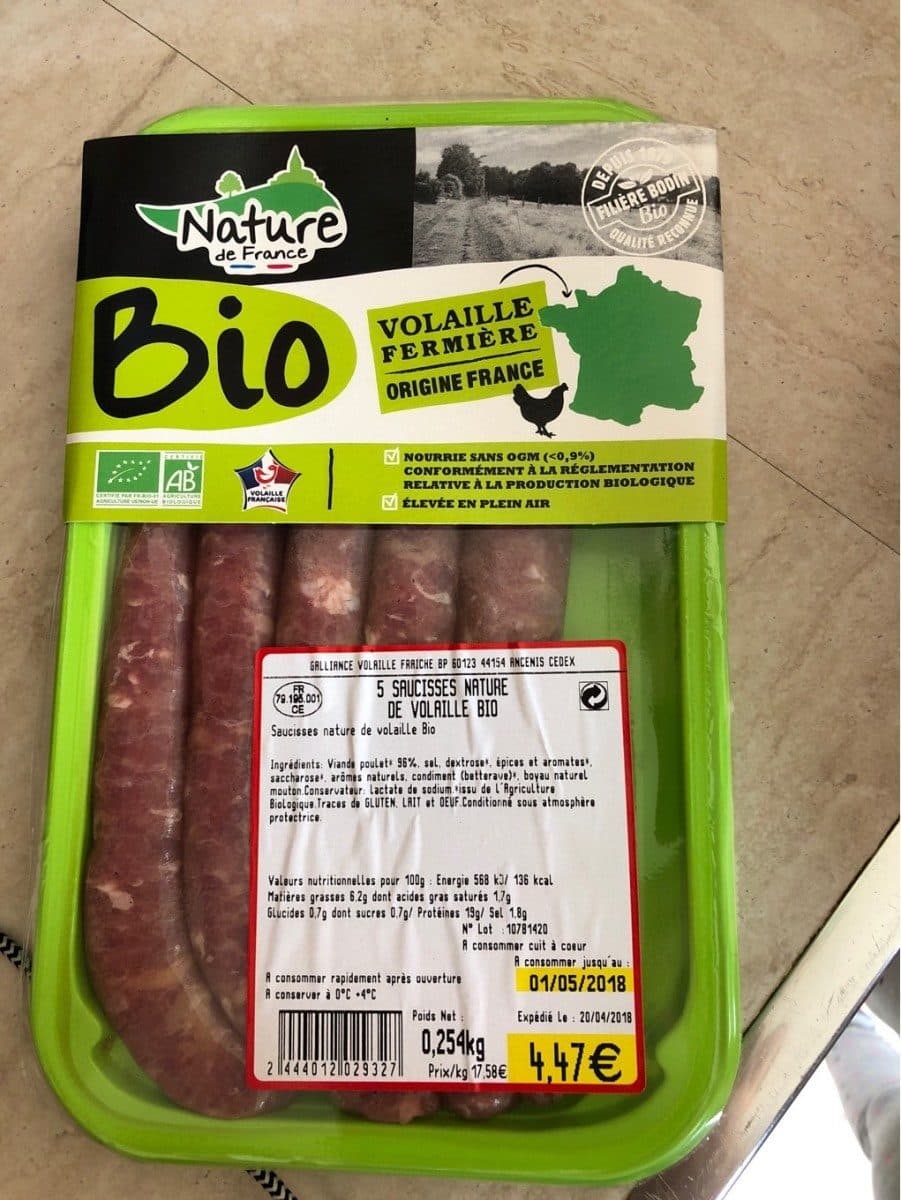 Open Food Facts Volaille fermiere packshot