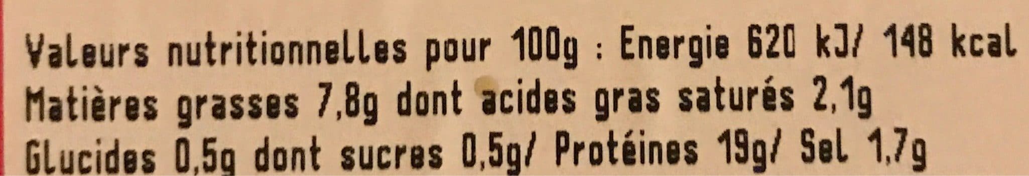 Nature de France 5 saucisses nature de volaille bio packshot
