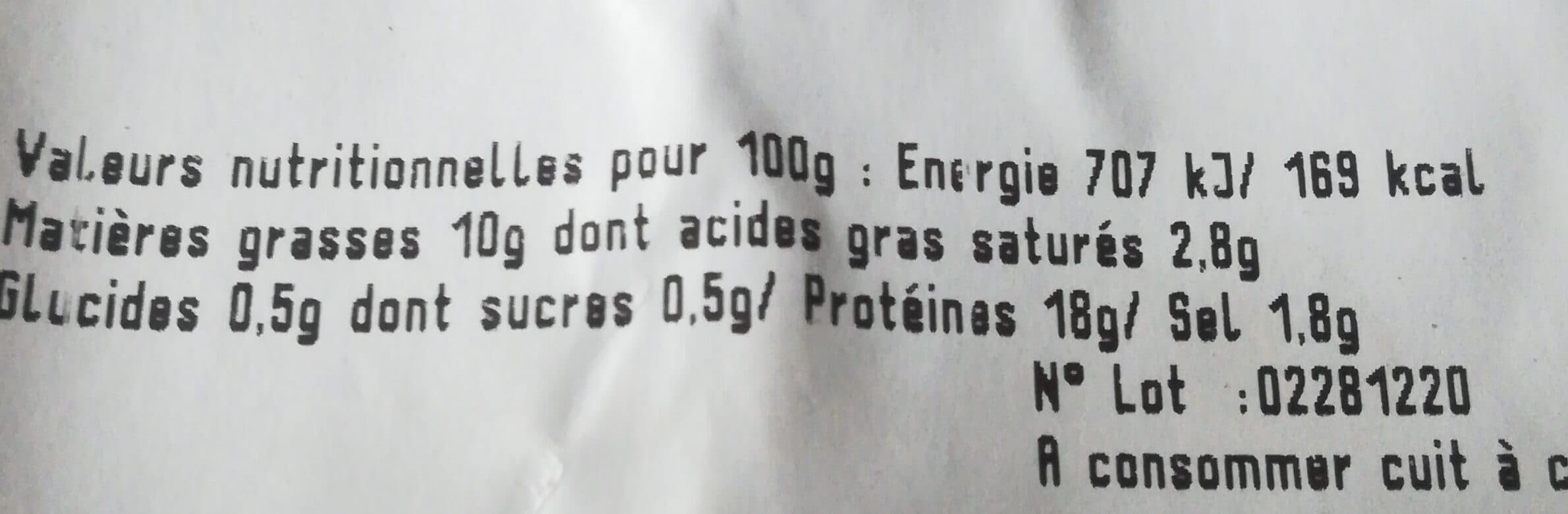 Le Picorer De Nos Régions Saucisses herbes de volaille bio packshot