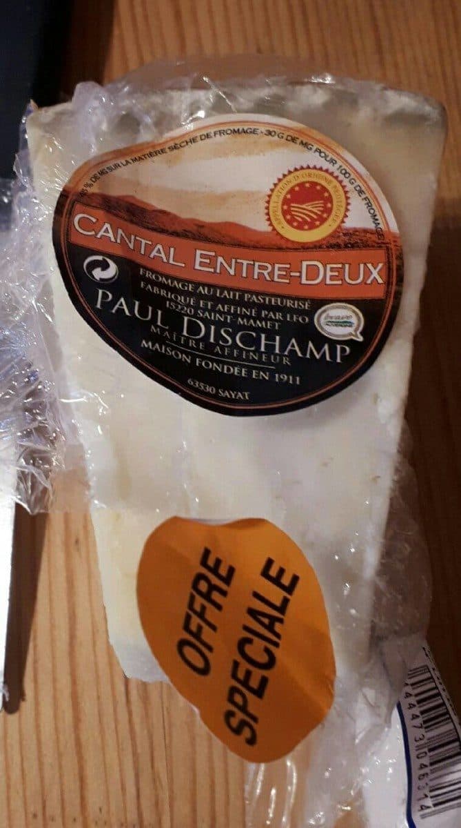 Open Food Facts Cantal Entre-Deux packshot