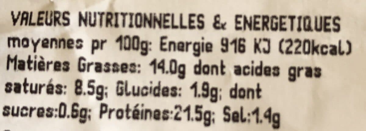 Open Food Facts Tomme de montagne packshot