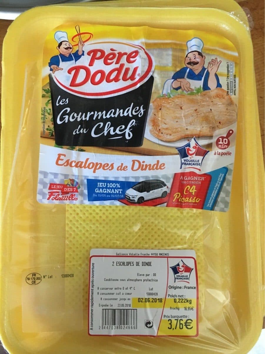 Père Dodu Escalopes de Dinde packshot