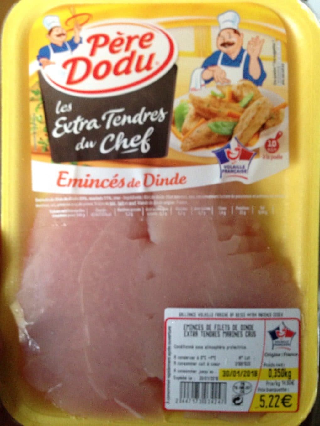 Père Dodu Emincés de dinde packshot
