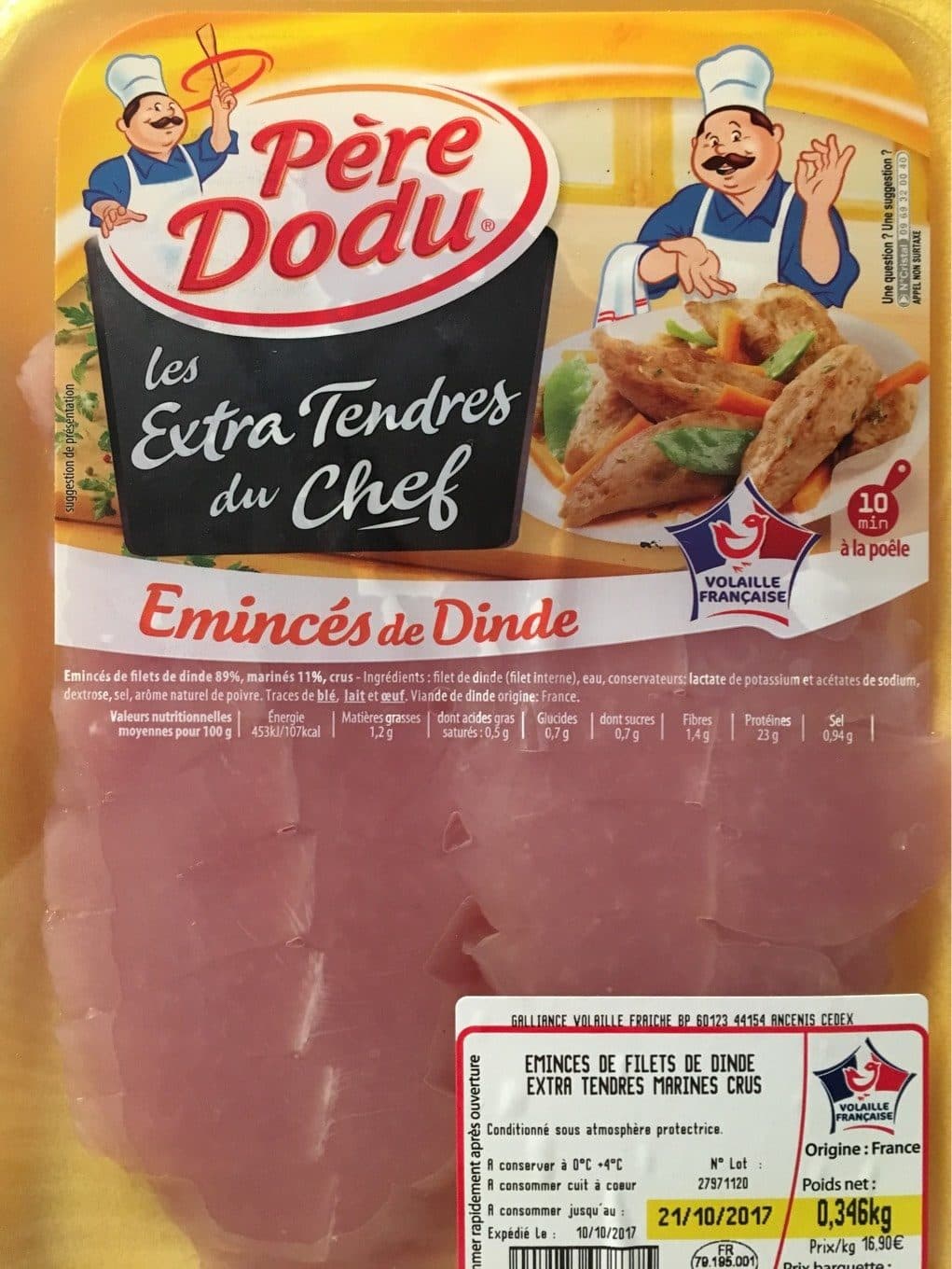 Père Dodu Eminces de dinde packshot
