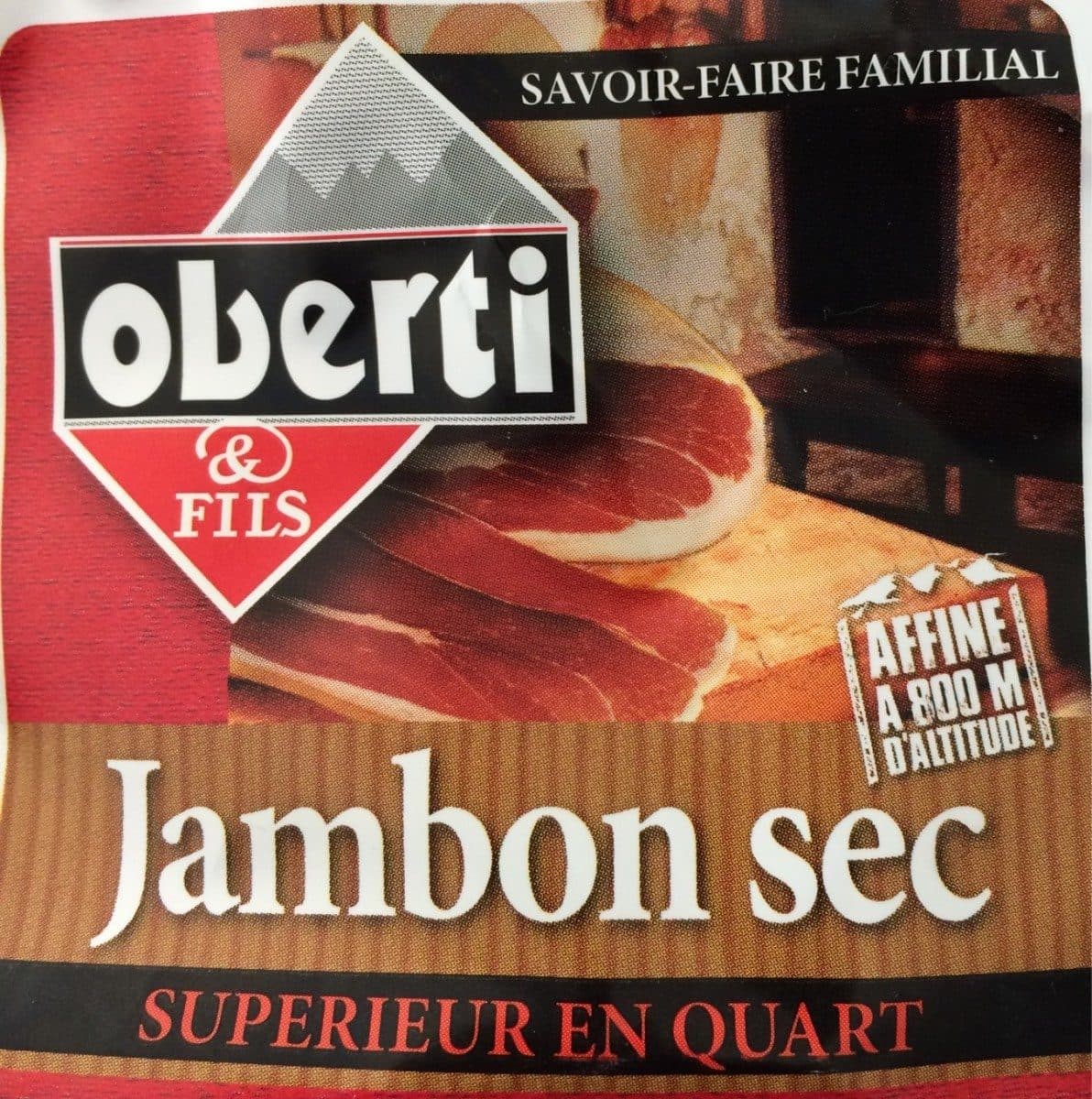 Open Food Facts Jambon sec packshot