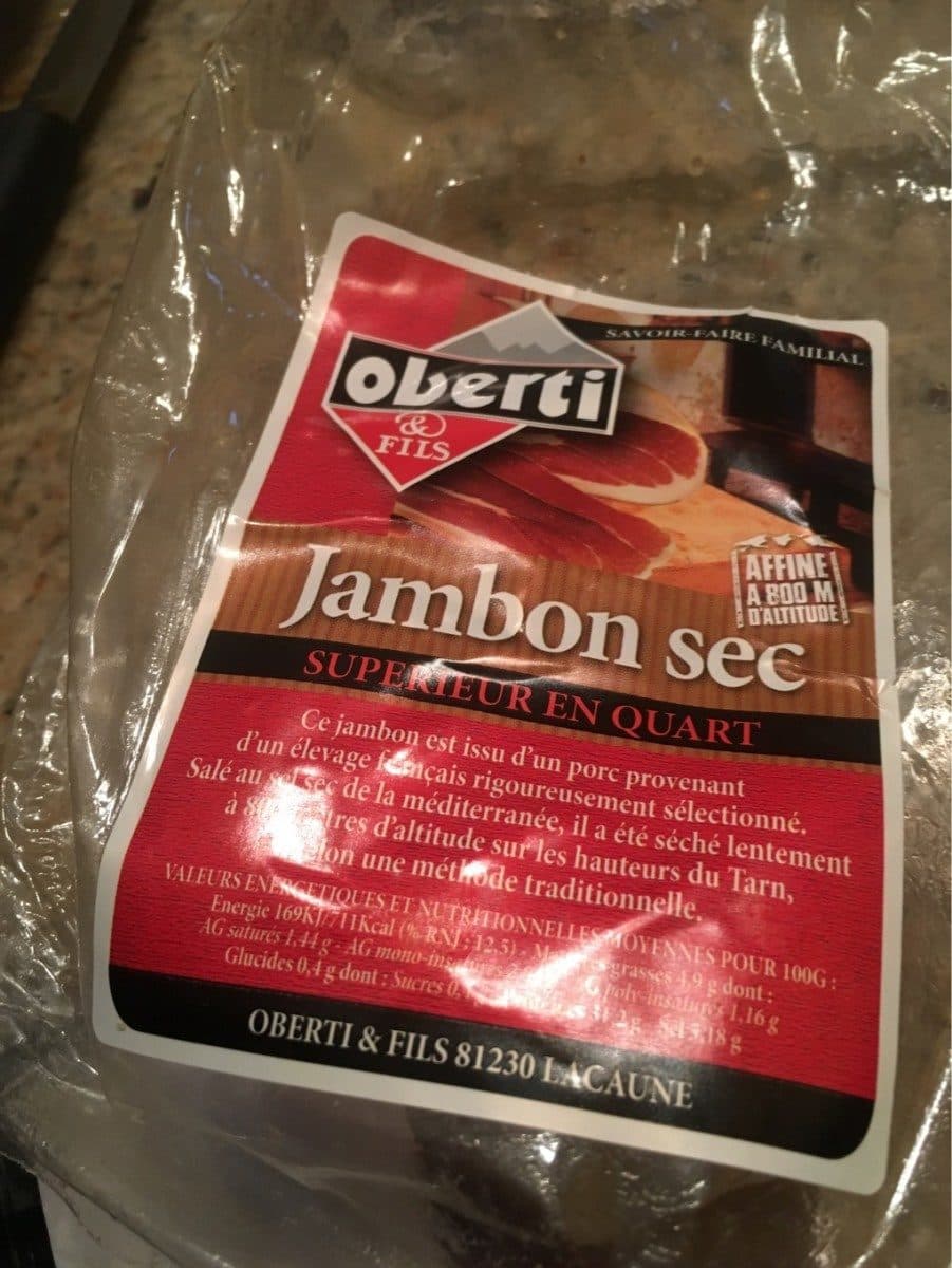 Open Food Facts Jambon Sec packshot