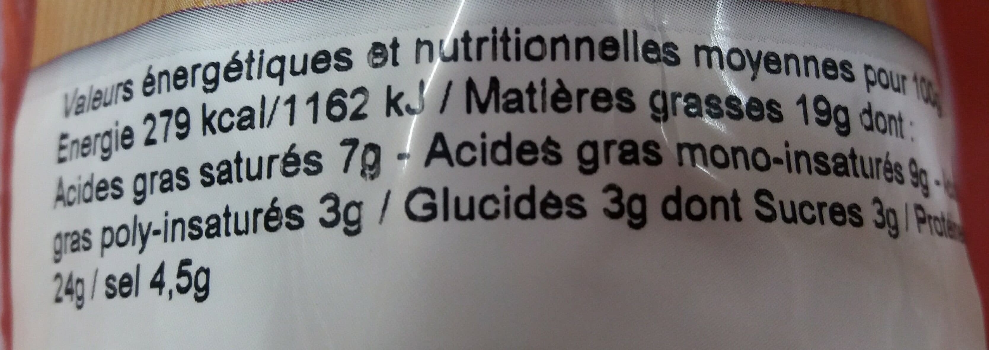 Open Food Facts Chorizo peu piquant packshot