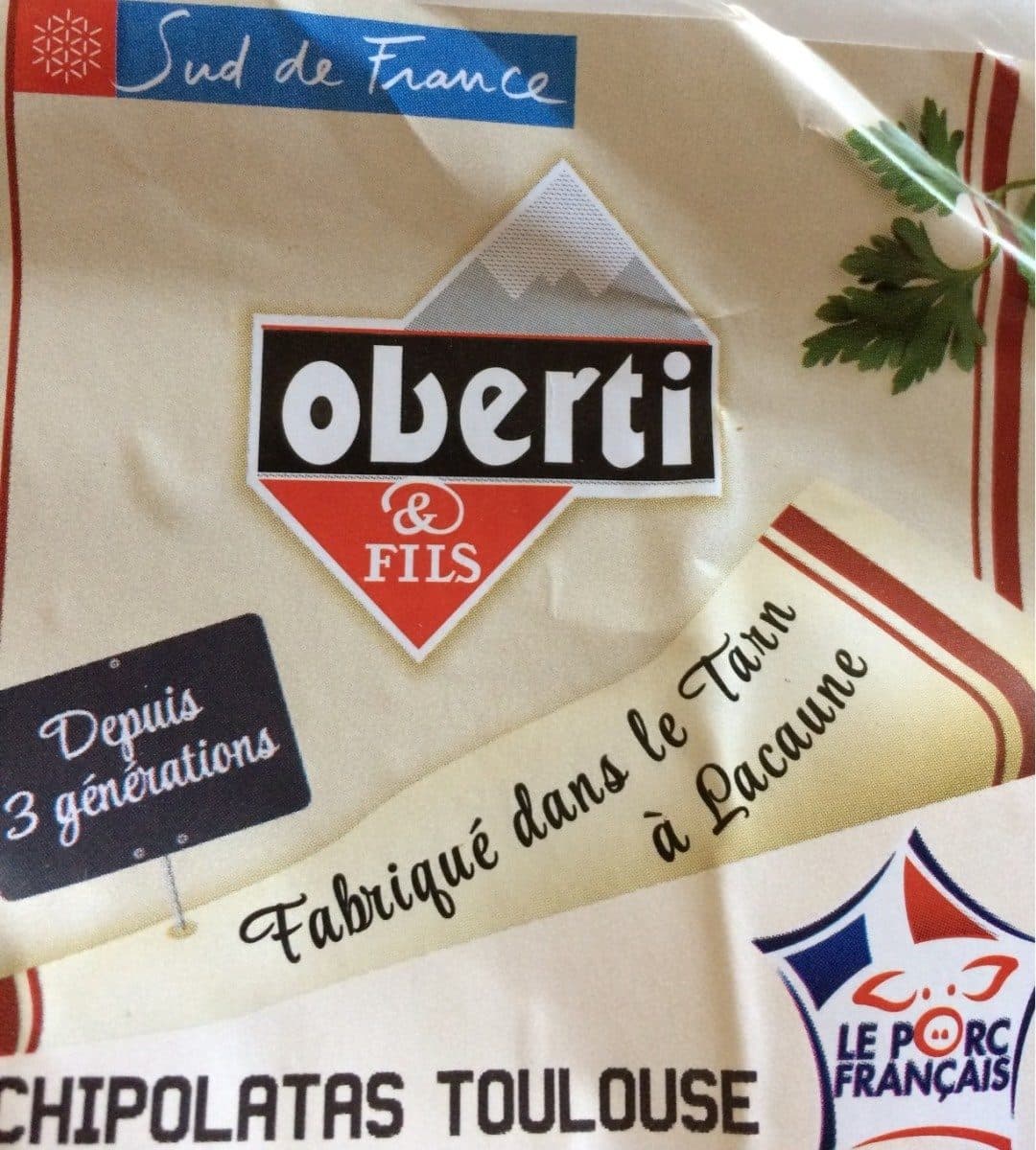 Open Food Facts Chipolatas Toulouse packshot