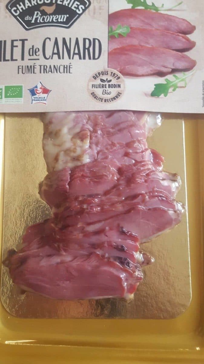 Open Food Facts Filet de canard fumé tranché packshot