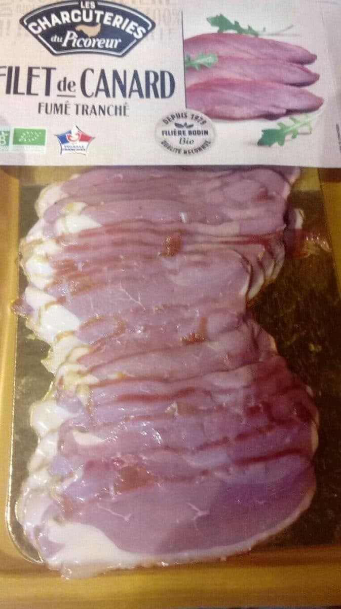 Open Food Facts Filet de canard fumé tranché packshot